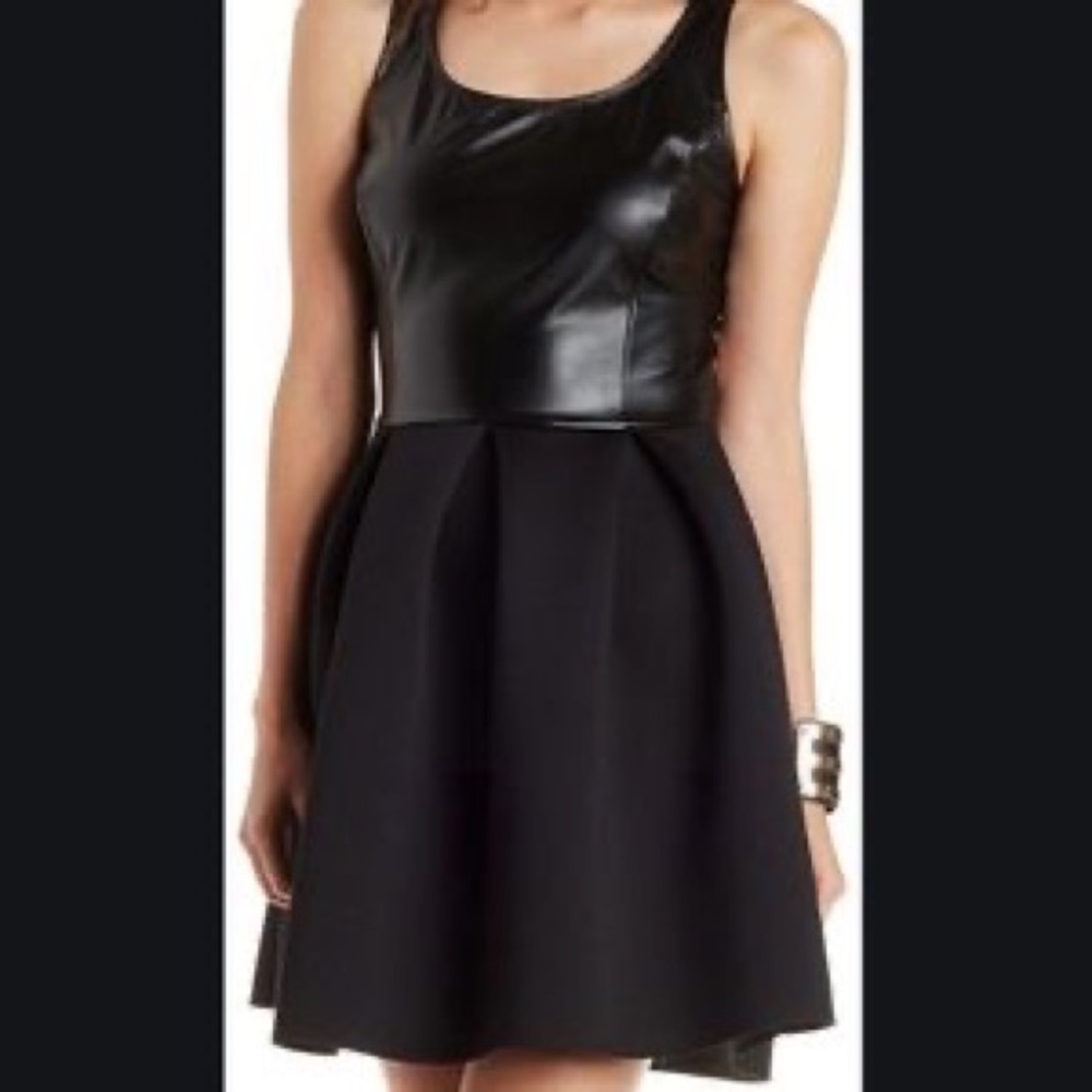 Leather Scuba Dress